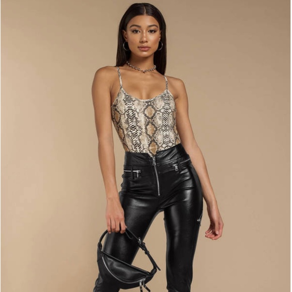 Animal Instinct Snake Skin Bodysuit - Picture 1 of 4